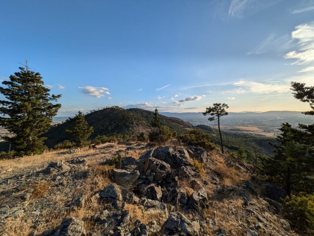 Vista dal Monteferrato in un pomeriggio autunnale